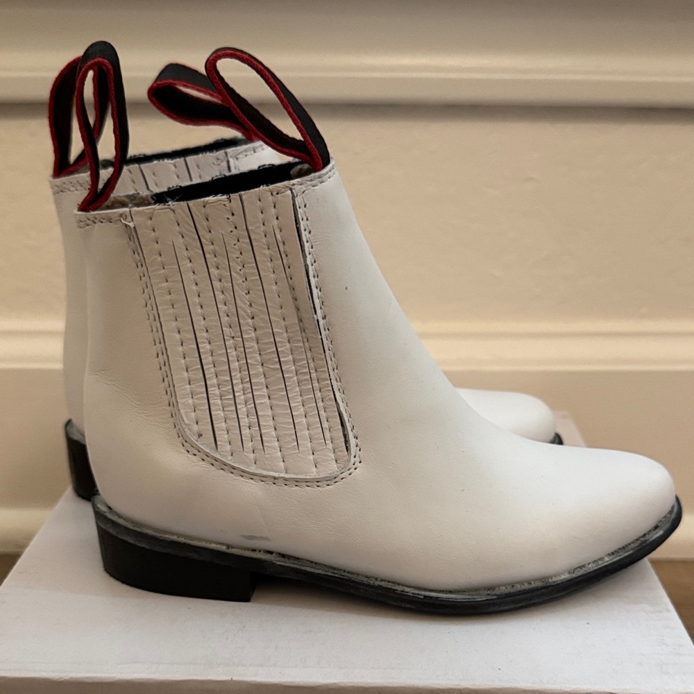 Toddler Leather Charro Boots Size 10